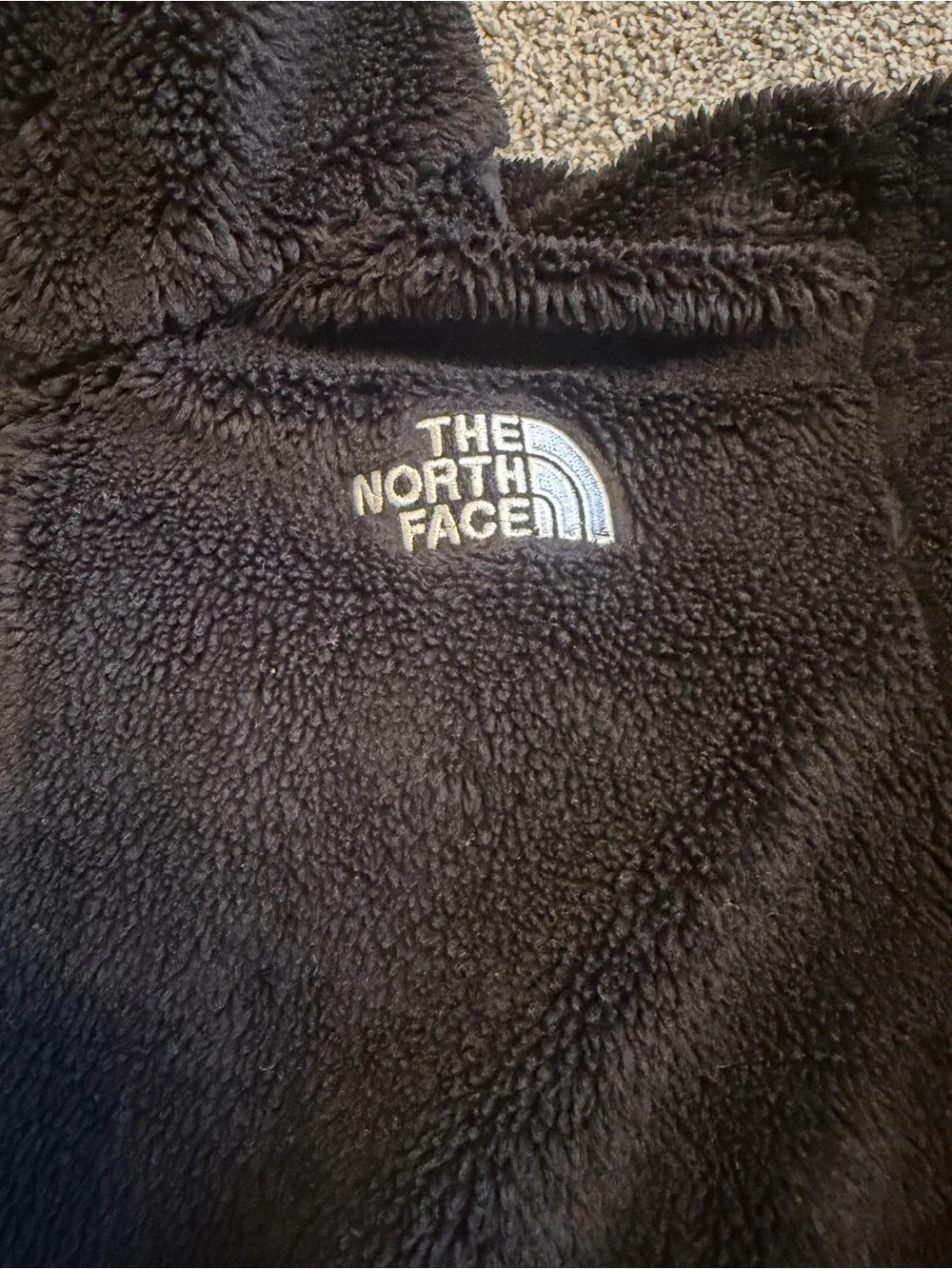 The North Face Black Kids Sherpa Fleece Jacket - Full Zip